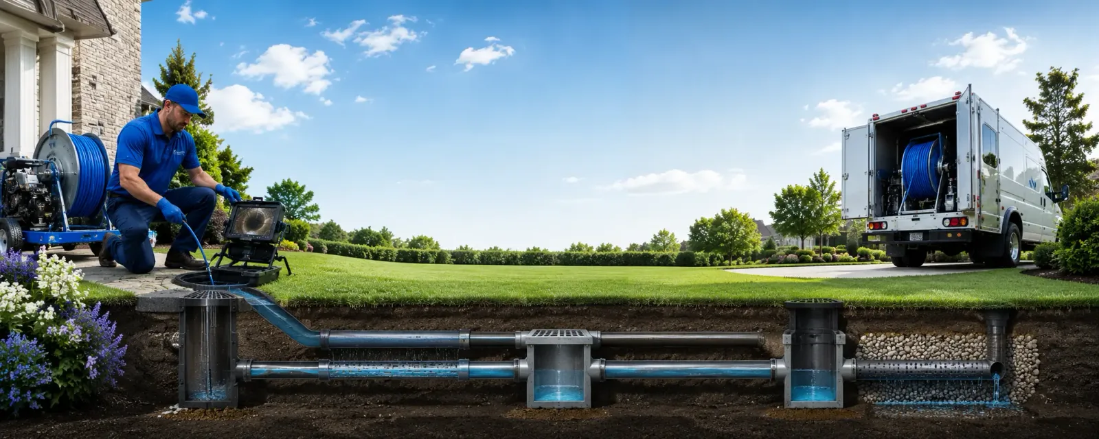 Outdoor drain cleaning information for Silver Creek, MS